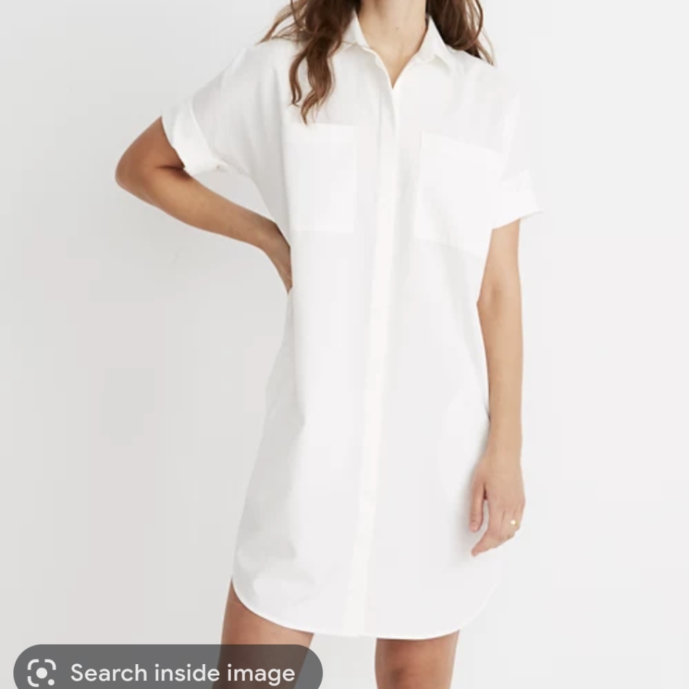 Madewell courier shirt dress